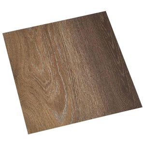 vidaXL Isekinnevad P&otilde;randaplaadid 30,5 x 30,5 cm 20 pcs PVC Pruun