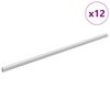 vidaXL Kapi vars 12 pcs H&otilde;bedane 964 x 15 x 29 mm Alumiiniumisulamist