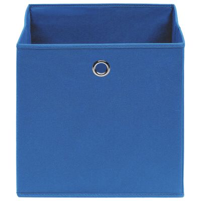 vidaXL mittekootud kangast hoiukastid 10 tk, 28 x 28 x 28 cm, sinine