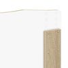 vidaXL Laos voodi peaga sahtliga Sonoma tamm 140 x 190 cm Tehispuit