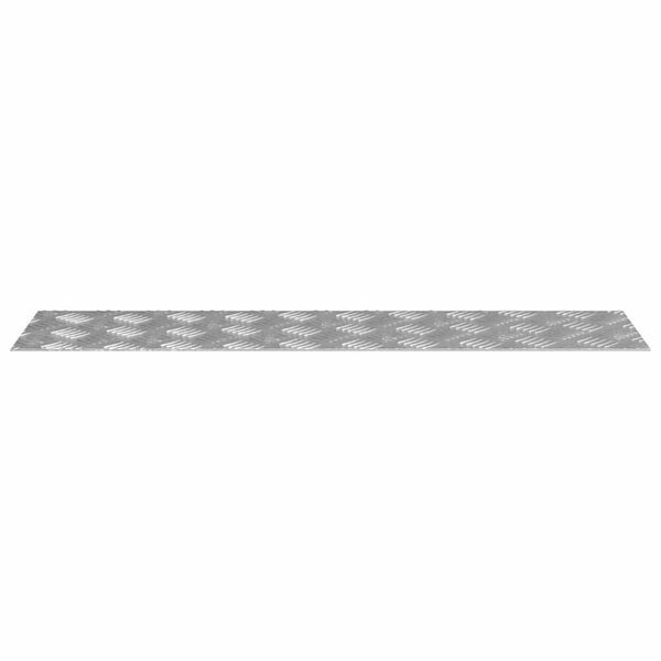 vidaXL Astme katte Ristk&uuml;lik 2 pcs H&otilde;bedane 80 x 20 cm Alumiinium