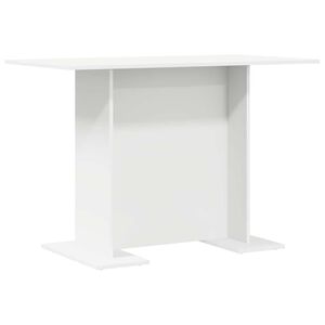 vidaXL S&ouml;&ouml;gilaud Valge 110 x 60 x 75 cm Tehispuit