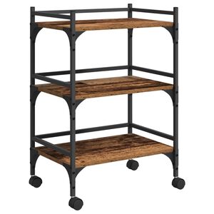 vidaXL K&ouml;&ouml;gik&auml;ru Vana puit 50 x 35 x 75.5 cm Tehispuit