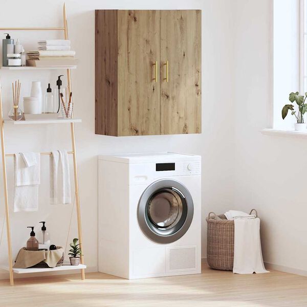 vidaXL Seinekapp K&auml;sit&ouml;&ouml;puu 69,5 x 34 x 90 cm Tehispuit