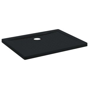 vidaXL Du&scaron;i alusplaat t&auml;ppidega 90 x 70 x 4 cm ABS Must