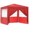 vidaXL Pidutelgid Punane 250 x 250 x 240 cm PE ja teras