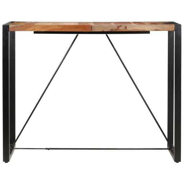 vidaXL baarilaud, 140 x 70 x 110 cm, akaatsiapuu