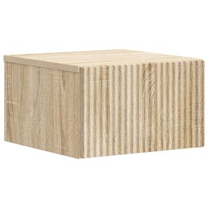vidaXL Seinale kinnitatav &ouml;&ouml;tis sahtliga Sonoma tamm 33 x 34,5 x 20 cm
