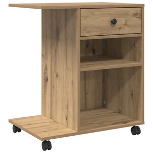 vidaXL Printeri alus Artisan tamm 60 x 40 x 68,5 cm Tehispuit