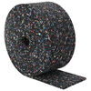 vidaXL Kummigranulaat rull Must 1000 x 10 x 0,3 cm Kumm