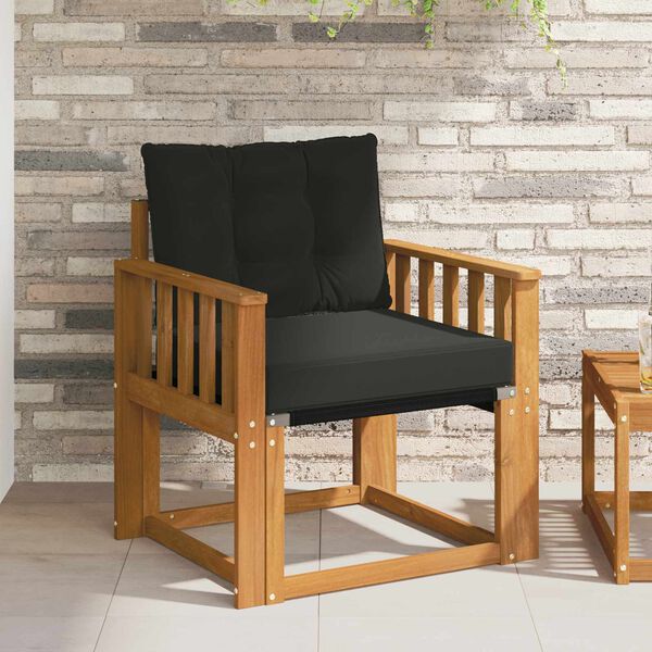 vidaXL 2 T&uuml;kk V&auml;li diivanikomplekt Tugev acacia puit ja Textilene