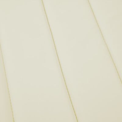 vidaXL päevitustooli padi, kreemjas, 200x70x3 cm, oxford kangas