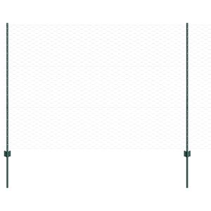 vidaXL Keevitatud Traadi Aed 25 x 1,5 m (L x K) PVC-kaetud teras