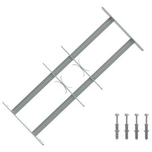 vidaXL Kaitsegrill akende jaoks 2 risttalaga 3 pcs 430-740 mm