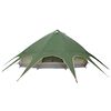 vidaXL Teepee telk katusega Roheline ja Hall 600 x 600 x 347 cm