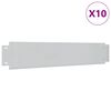 vidaXL murupiire 10 tk tsingitud teras 100 x 20 cm