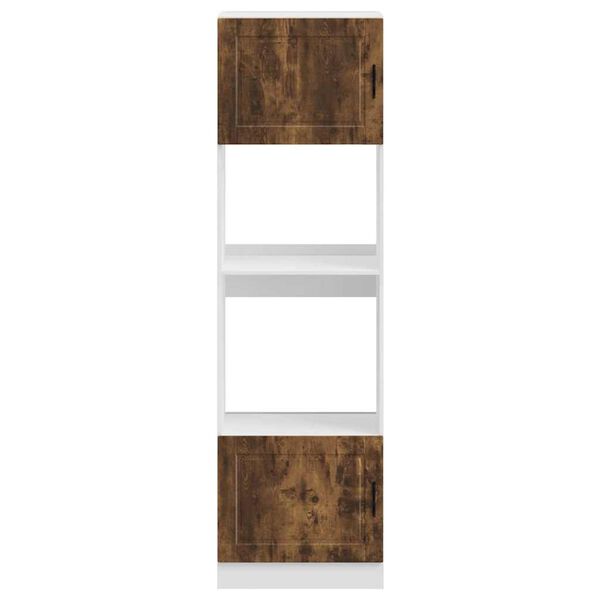 vidaXL ahjukapid 2 tk Porto, suitsutatud tamm, tehispuit