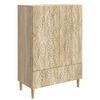 vidaXL K&otilde;ide Sonoma tamm 66 x 34,5 x 95 cm Tehispuit