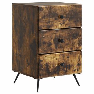 vidaXL &Ouml;&ouml;lambi kapp Suitsutatud tamm 43 x 41 x 66,5 cm Tehispuit