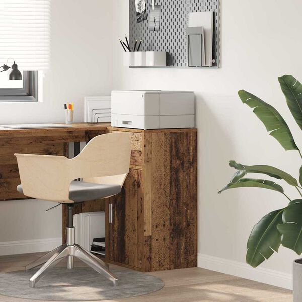 vidaXL Kõide sahtliga Vana puit 38 x 34 x 75 cm