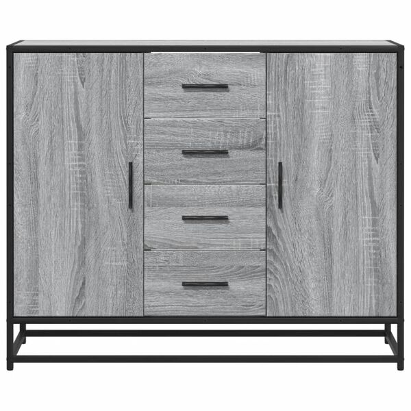 vidaXL puhvetkapp Hall Sonoma 92x35x76 cm Engineered Wood