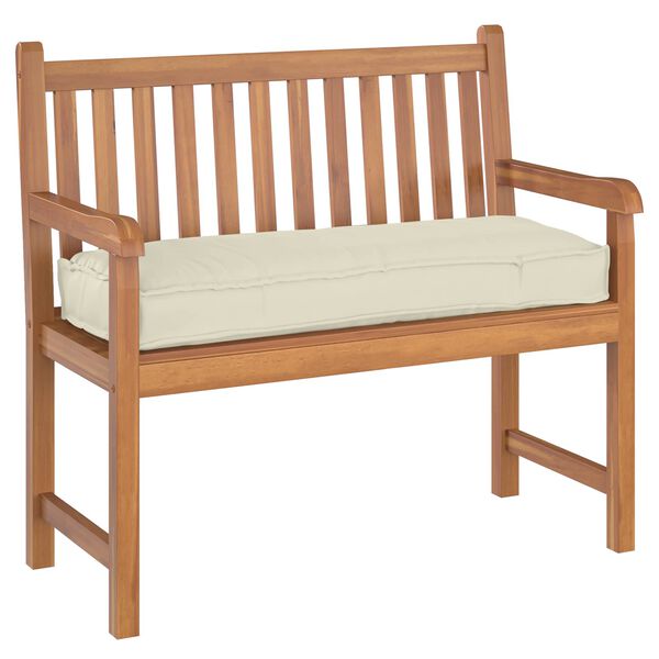 vidaXL Padi cream 110 x 40 x 8 cm Oxfordi kangas