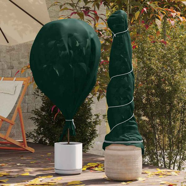 vidaXL K&uuml;lmakaitse taime fleece Roheline 100 x 3,2 m