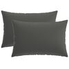 vidaXL Diivanipadi 2 pcs HEERLEN Antratsiit 30 x 50 cm Pol&uuml;ester