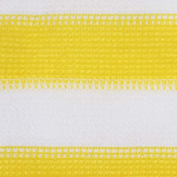 vidaXL r&otilde;dusirm, kollane ja valge, 75 x 300 cm, HDPE