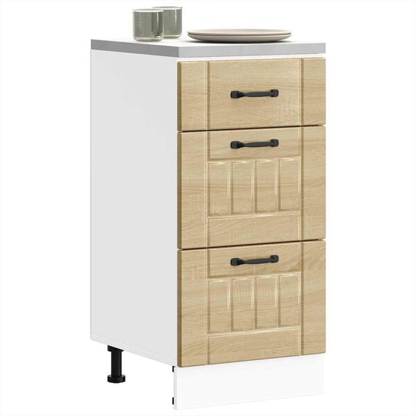 vidaXL k&ouml;&ouml;gi aluskapp Lucca, sonoma tamm, tehispuit