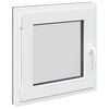 vidaXL Keldriakendus RISOR 50 x 50 cm PVC ja klaas Antratsiit