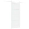 vidaXL Libisev uks Valge 83 x 202 cm Toekas m&auml;nnipuit
