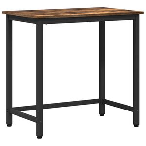vidaXL laud Suitsetatud tamm 100 x 50 x 76,5 cm