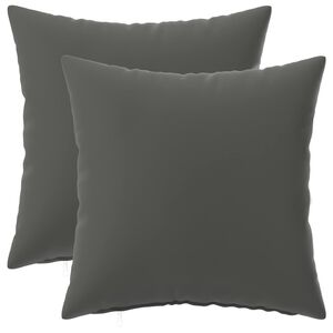 vidaXL Diivanipadi 2 pcs HEERLEN Antratsiit 30 x 30 cm Pol&uuml;ester