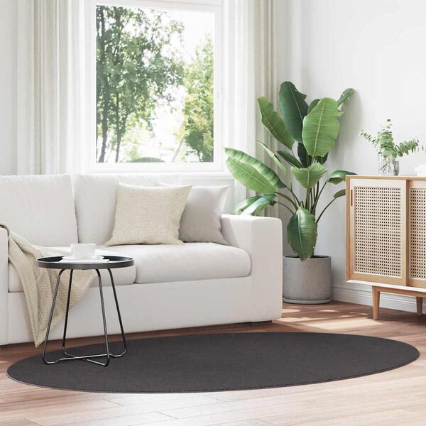 vidaXL Vaip HUARTE Antratsiit 200 x 140 cm 100% Pol&uuml;ester