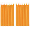 vidaXL aasadega voilee kardinad 2 tk, oranžid, 140 x 175 cm