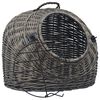 vidaXL kassi transpordipuur, hall, 45 x 35 x 35 cm, naturaalne paju