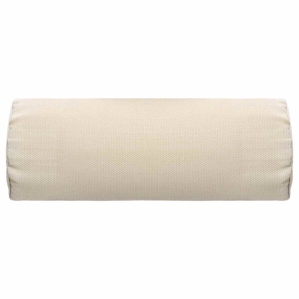 vidaXL rannatooli peatugi, kreemjasvalge, 40 x 7,5 x 15 cm, tekstileen