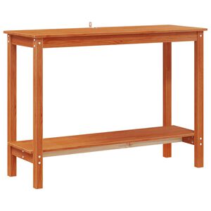 vidaXL Konsoollaud Vahapunane 110 x 40 x 80 cm Tahke m&auml;nd
