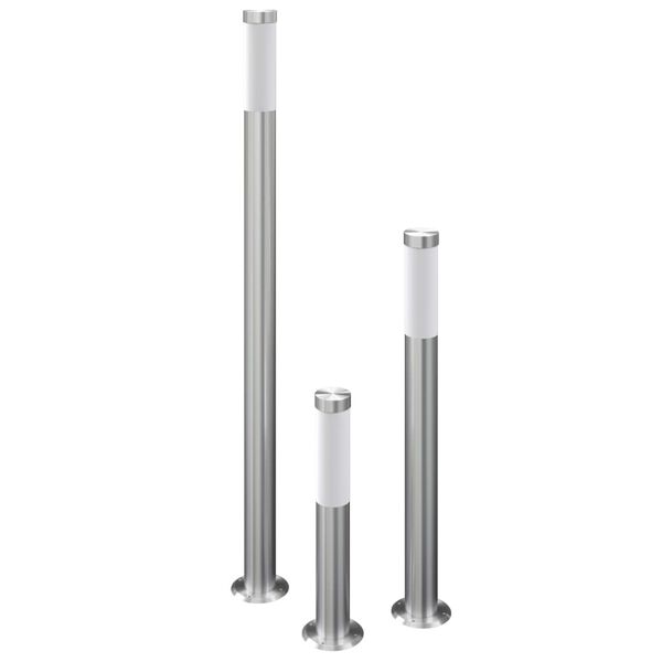 3 RVS seisvate aialampide komplekt E27 230V