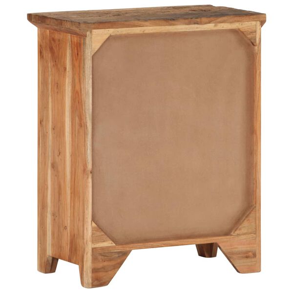 vidaXL puhvetkapp, 60 x 33 x 75 cm, akaatsiapuit ja taastatud puit