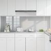 vidaXL Kögi Splashback 2 pcs Helehall 100 x 60 cm karastatud klaas