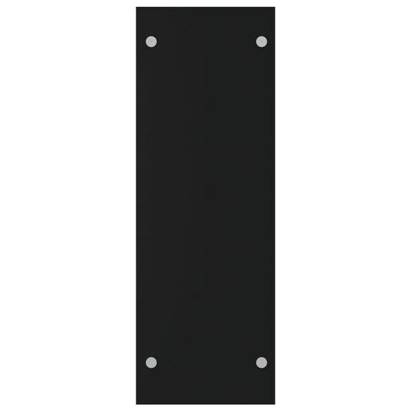 vidaXL küttepuude rest, must, 80x35x100 cm, karastatud klaas