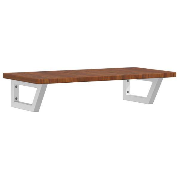 vidaXL seinale kinnitatav valamuriiul, teras ja tammepuit