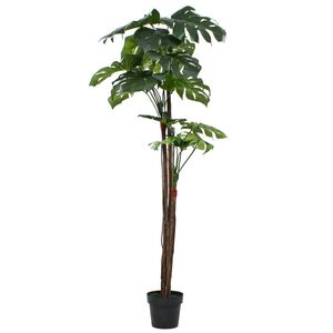 vidaXL kunsttaim monstera potiga 170 cm, roheline