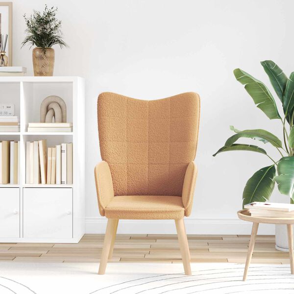 vidaXL Tugitool Beež 62 x 67 x 95,5 cm Sherpa Kangas