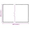 vidaXL Aasadega taimekate 3x6 m polüetüleen