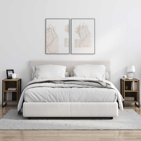 vidaXL &Ouml;&ouml;kapp Artisani tamme 39.5 x 30 x 50 cm Tehispuit