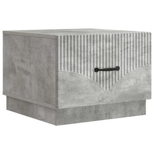 vidaXL Kohvilaud sahtliga Betoonhall 49 x 50 x 37 cm Tehispuit