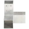 vidaXL posti&uuml;hendused, 4 tk Y-kujuline, tsingitud metall, 71 x 71 mm